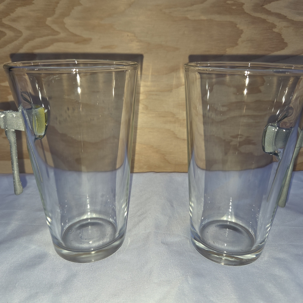 RSVP Throwing Axe Collectible Axe Throwing Glasses Set Of 2 Prr-owned